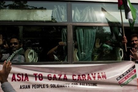 Asian aid convoy reaches Gaza « Kia Ora Gaza